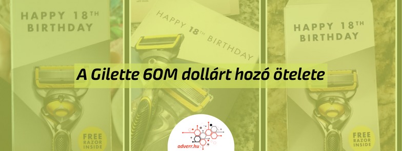 A Gilette 60M dollárt hozó ötlete